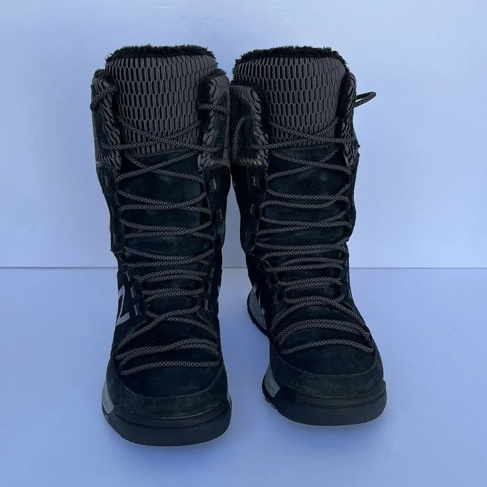 New Balance Fresh Foam 1100‎ Winter Snow Boot Boots Black Grey Size 5.5 US